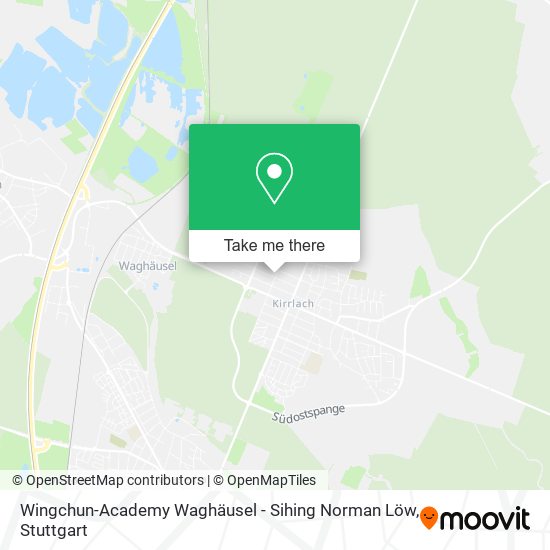 Карта Wingchun-Academy Waghäusel - Sihing Norman Löw