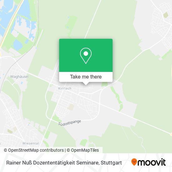 Rainer Nuß Dozententätigkeit Seminare map
