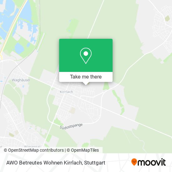 AWO Betreutes Wohnen Kirrlach map