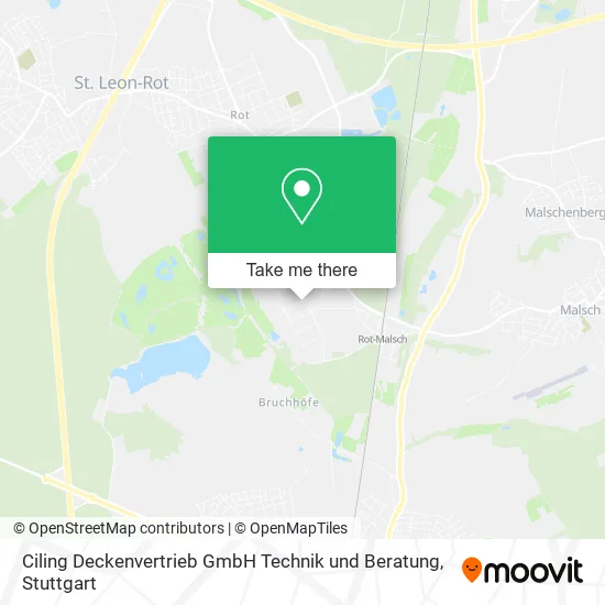 Карта Ciling Deckenvertrieb GmbH Technik und Beratung