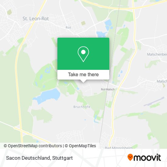Sacon Deutschland map