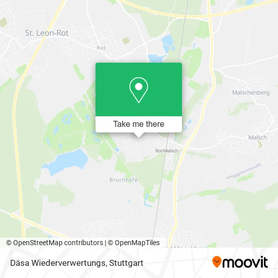 Карта Däsa Wiederverwertungs