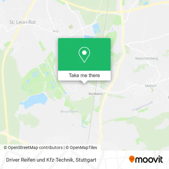 Карта Driver Reifen und Kfz-Technik