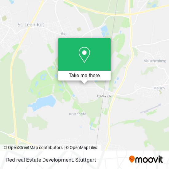 Red real Estate Development map