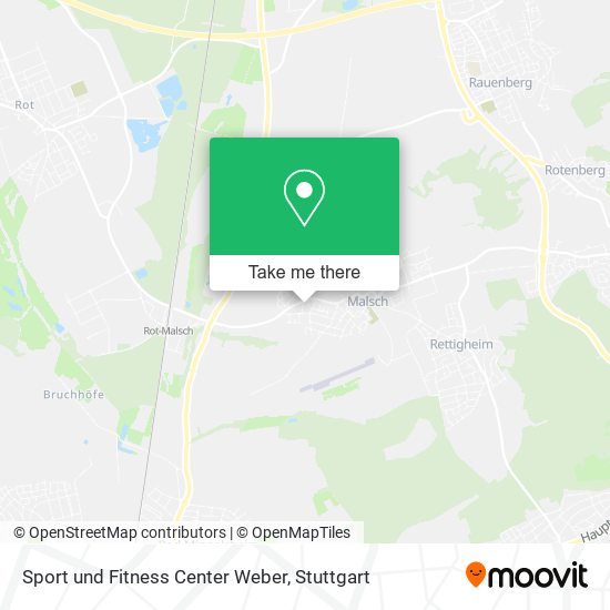 Карта Sport und Fitness Center Weber