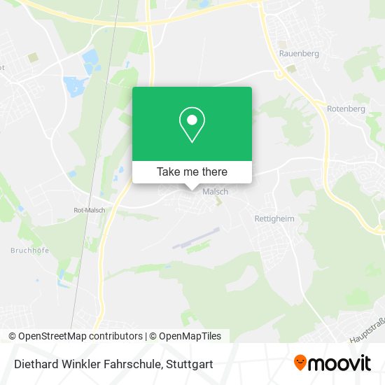 Diethard Winkler Fahrschule map