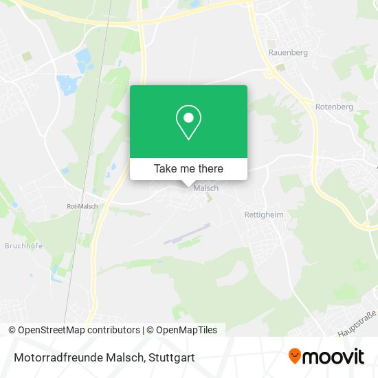 Motorradfreunde Malsch map