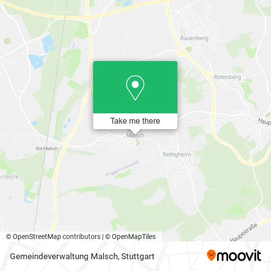 Карта Gemeindeverwaltung Malsch