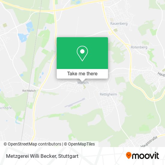 Metzgerei Willi Becker map