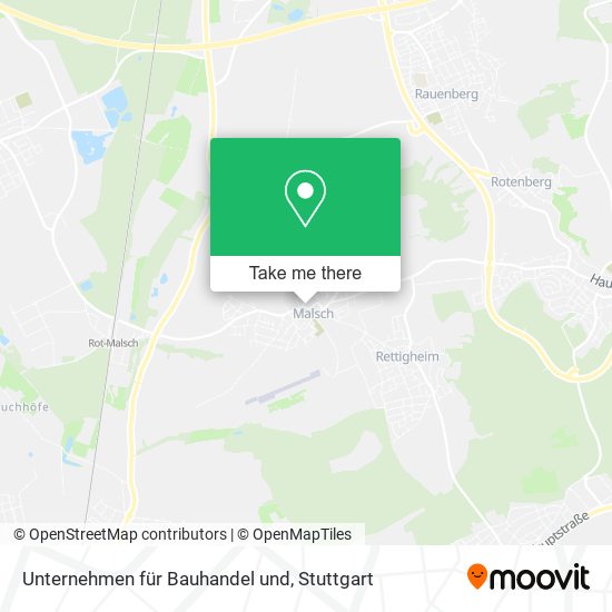 Unternehmen für Bauhandel und map