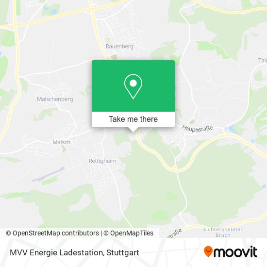 MVV Energie Ladestation map