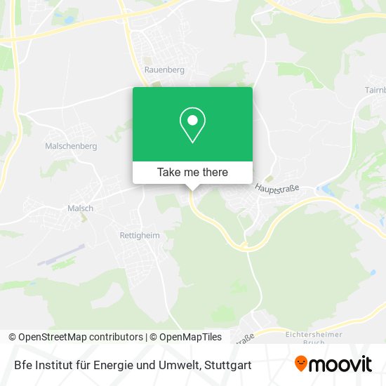 Bfe Institut für Energie und Umwelt map