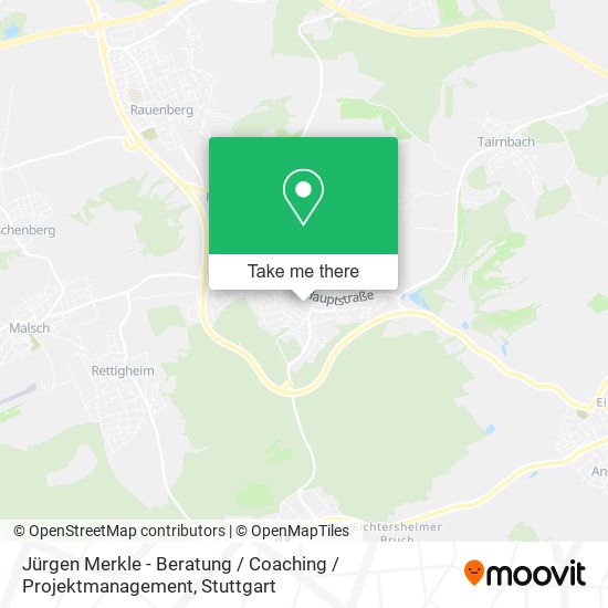 Jürgen Merkle - Beratung / Coaching / Projektmanagement map