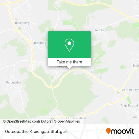 Osteopathie Kraichgau map