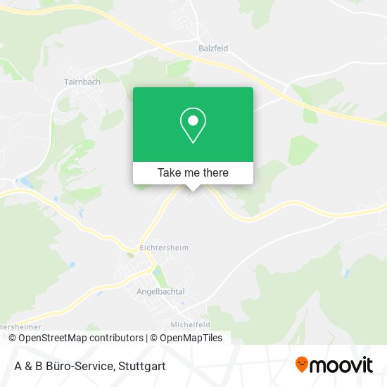 A & B Büro-Service map