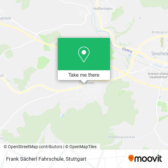 Frank Sächerl Fahrschule map