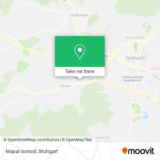 Mapal Isotool map
