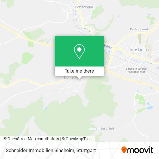 Schneider Immobilien Sinsheim map