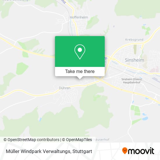 Карта Müller Windpark Verwaltungs