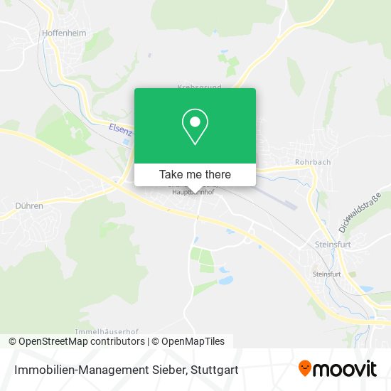 Immobilien-Management Sieber map