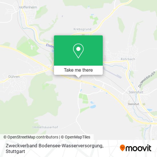 Карта Zweckverband Bodensee-Wasserversorgung