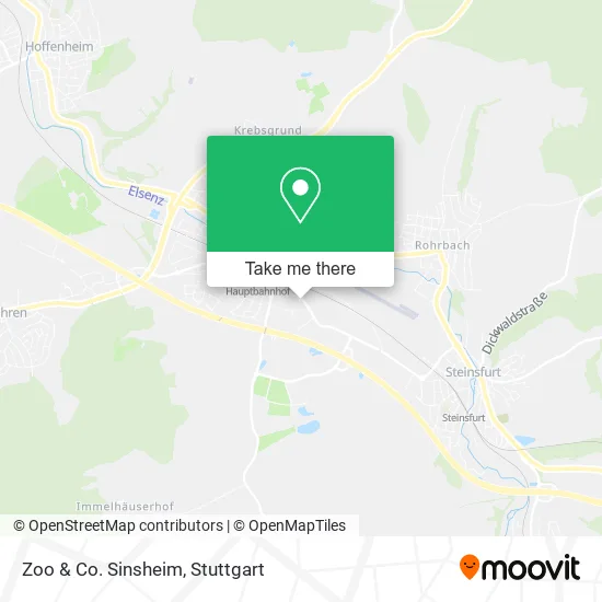 Карта Zoo & Co. Sinsheim