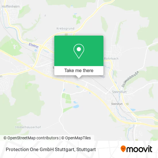 Карта Protection One GmbH Stuttgart