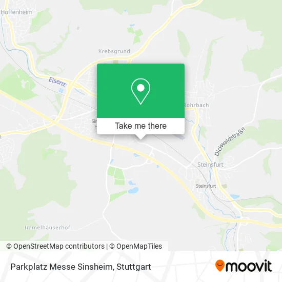 Карта Parkplatz Messe Sinsheim