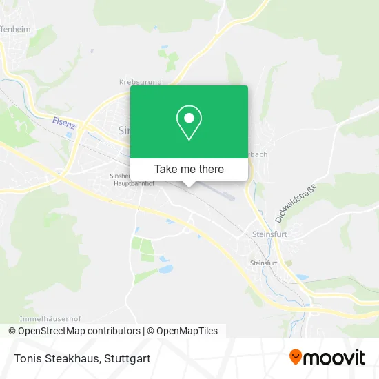 Карта Tonis Steakhaus