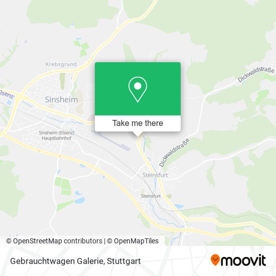 Gebrauchtwagen Galerie map