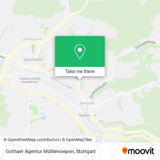 Карта Gothaer Agentur Mühlensiepen
