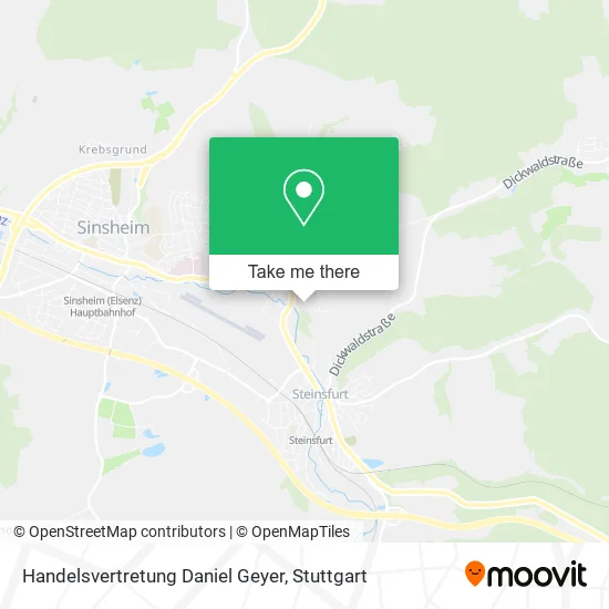 Карта Handelsvertretung Daniel Geyer