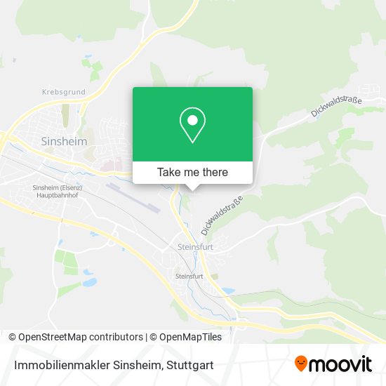 Карта Immobilienmakler Sinsheim