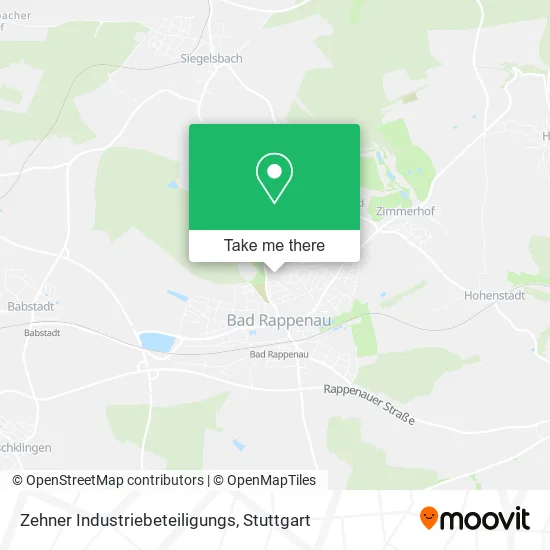 Карта Zehner Industriebeteiligungs