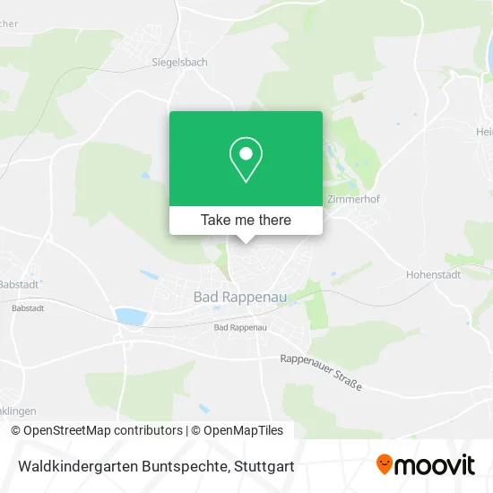 Карта Waldkindergarten Buntspechte