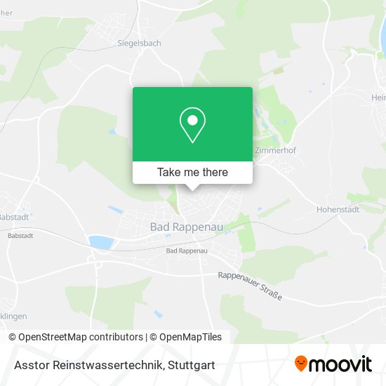 Asstor Reinstwassertechnik map