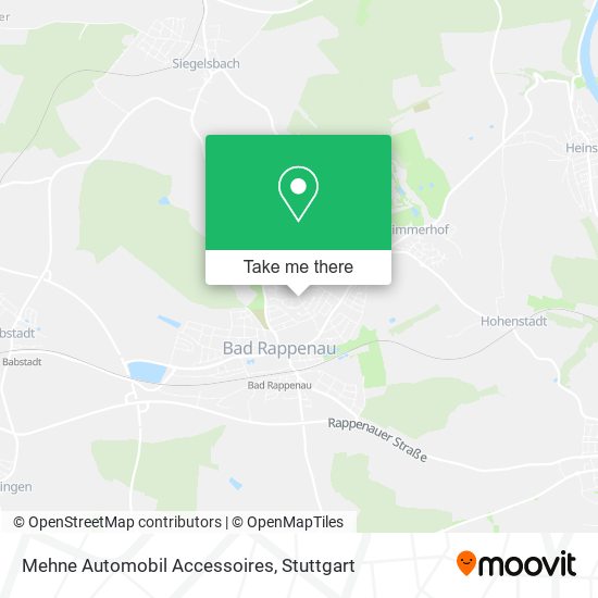 Mehne Automobil Accessoires map