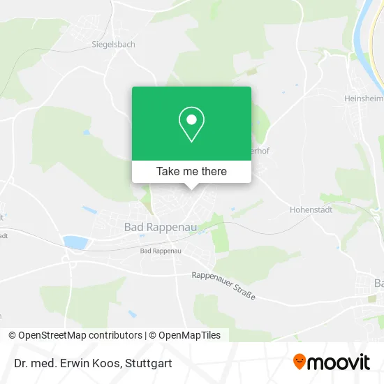 Карта Dr. med. Erwin Koos