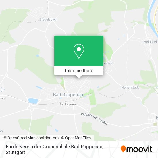 Карта Förderverein der Grundschule Bad Rappenau
