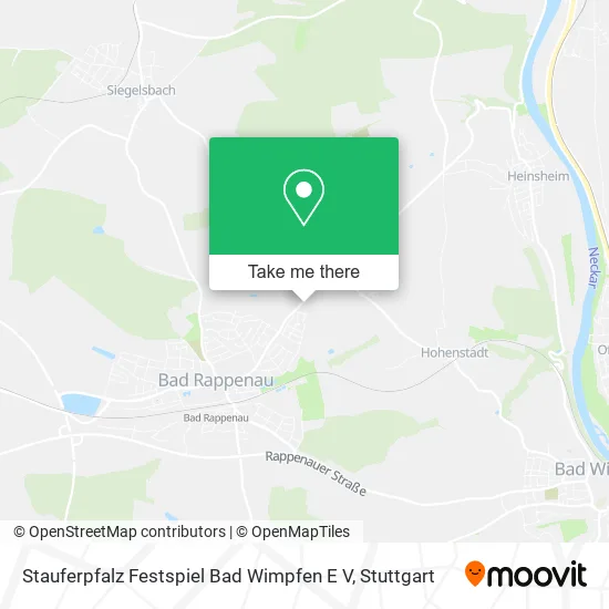 Карта Stauferpfalz Festspiel Bad Wimpfen E V