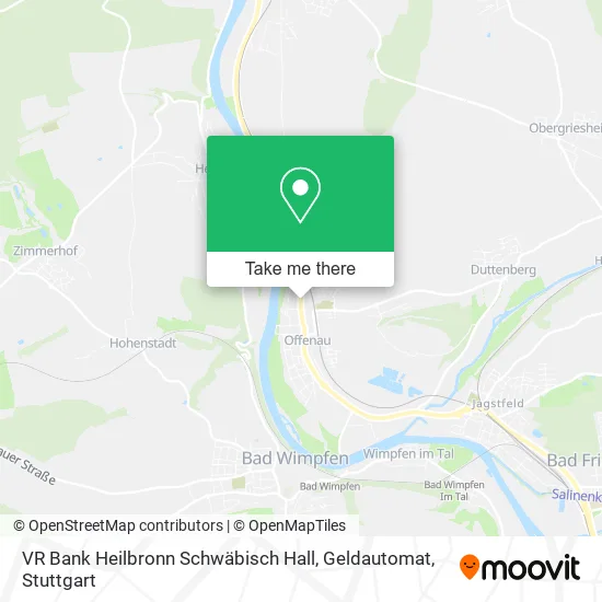 Карта VR Bank Heilbronn Schwäbisch Hall, Geldautomat