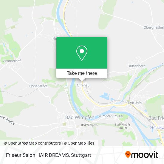 Friseur Salon HAIR DREAMS map