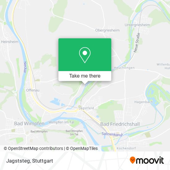 Jagststeg map