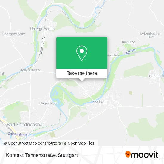Карта Kontakt Tannenstraße
