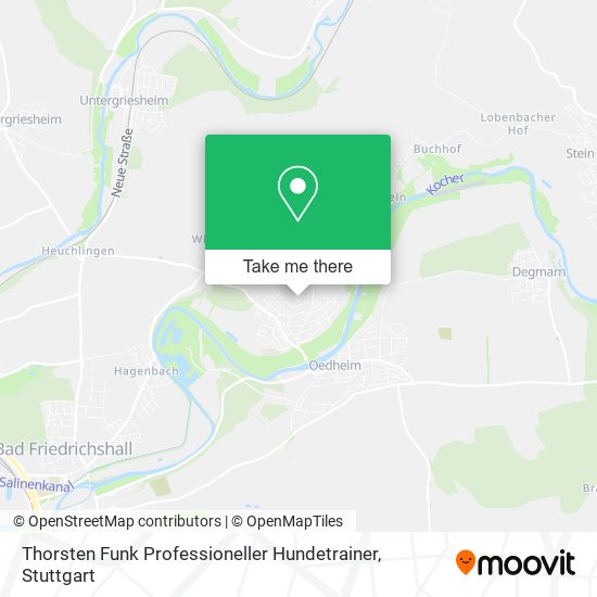 Thorsten Funk Professioneller Hundetrainer map