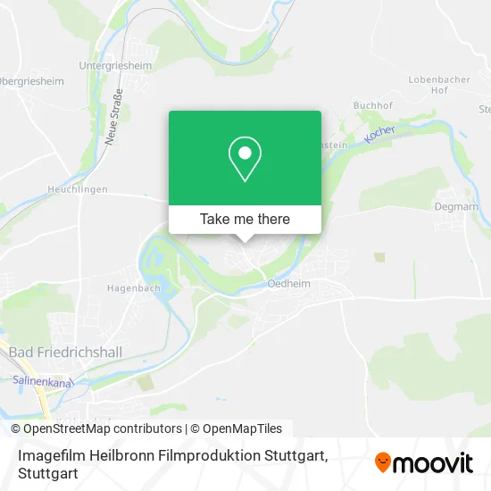 Карта Imagefilm Heilbronn Filmproduktion Stuttgart