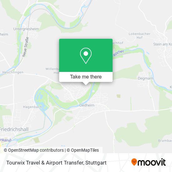 Карта Tourwix Travel & Airport Transfer