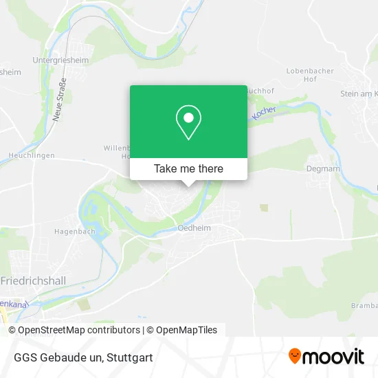 Карта GGS Gebaude un