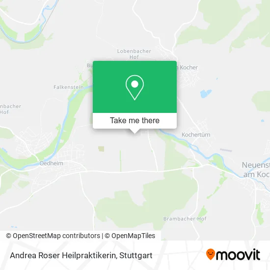 Карта Andrea Roser Heilpraktikerin