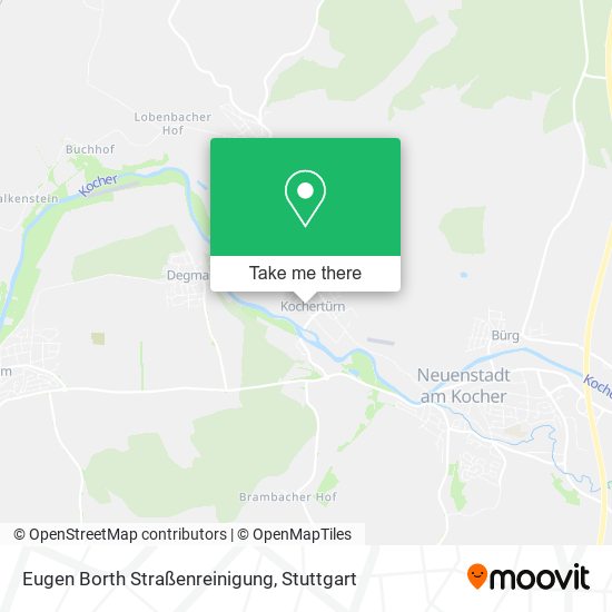 Карта Eugen Borth Straßenreinigung